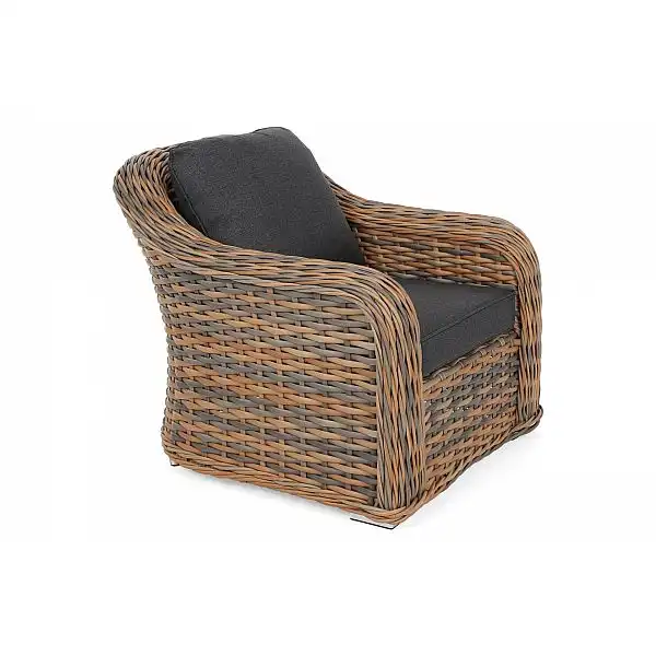 Садові меблі з техноратангу Foggia Ginger Melange / Dark Grey