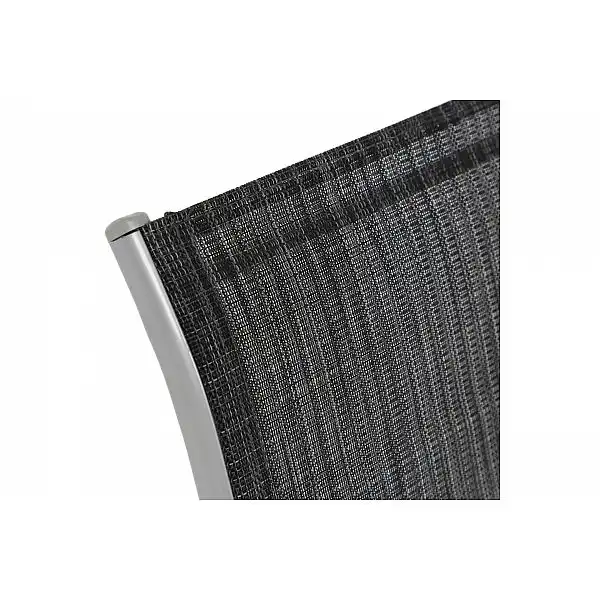 Металеві садові меблі Sevilla 150 см Silver / Black Melange 6+1
