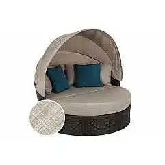 Садовий диван з балдахіном Sydney Beige / Brown Melange