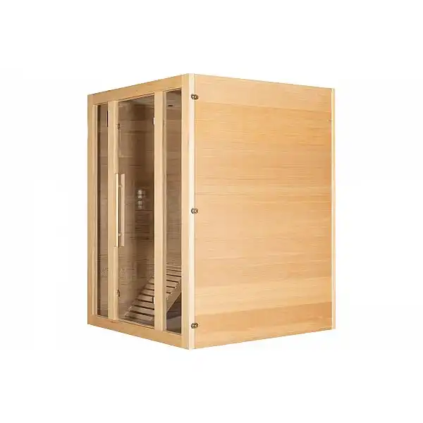 E4 Натуральная финская сауна с каменкой, 2-х местная
