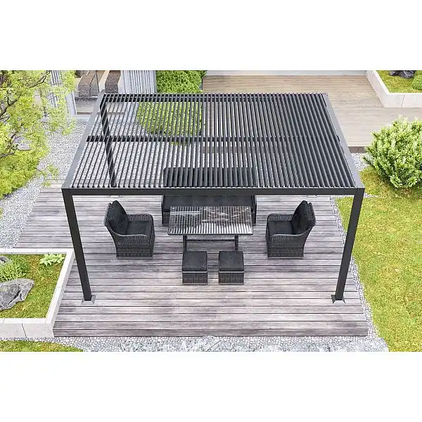 Алюмінієва садова пергола Bermeo 400 x 300 см