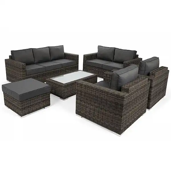 Садові меблі з техноротангу Perugia Olive / Grey