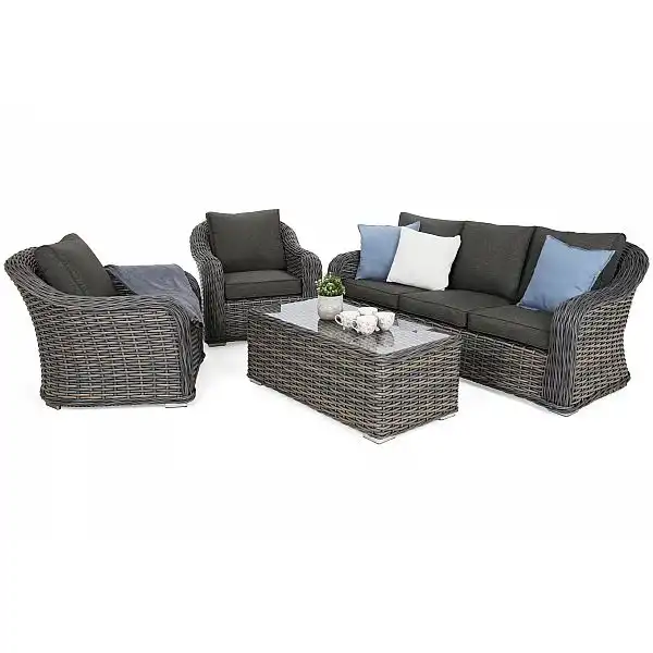 Садові меблі з техноротангу Foggia Beige / Beige Melange