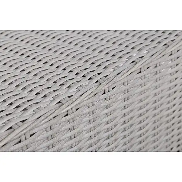Кутовий комплект садових меблів Termoli White / Grey