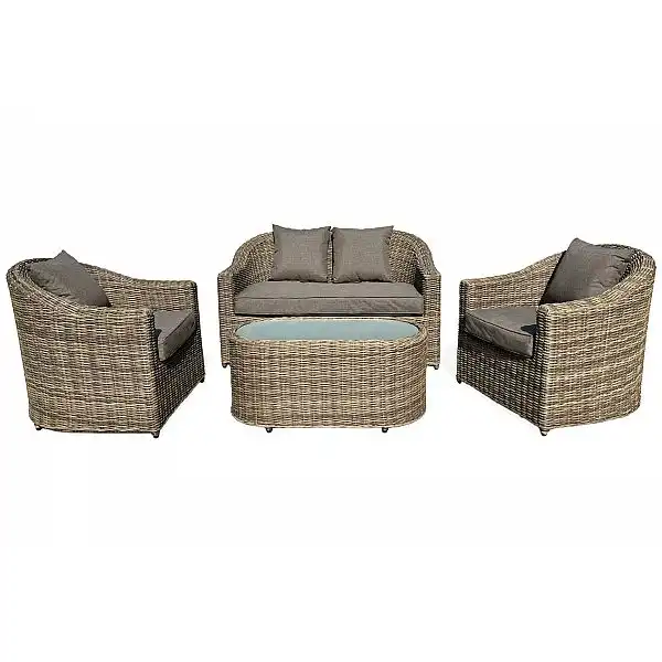 Садові меблі з техноротангу Modena Beige / Beige Melange