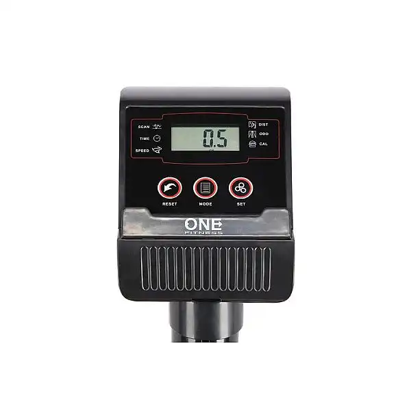 Велотренажер механічний One Fitness RW3011 чорно-оранжевий