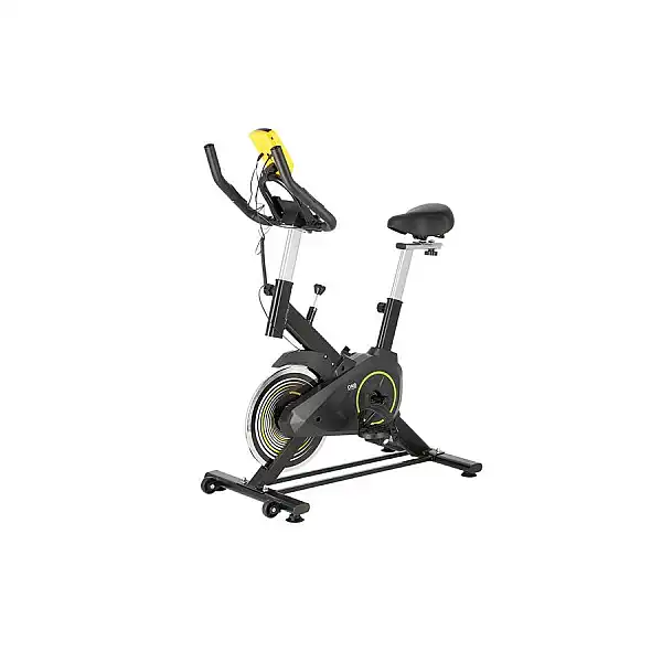 Велотренажер магнітний спін-байк One Fitness SW2501 жовтий 7кг