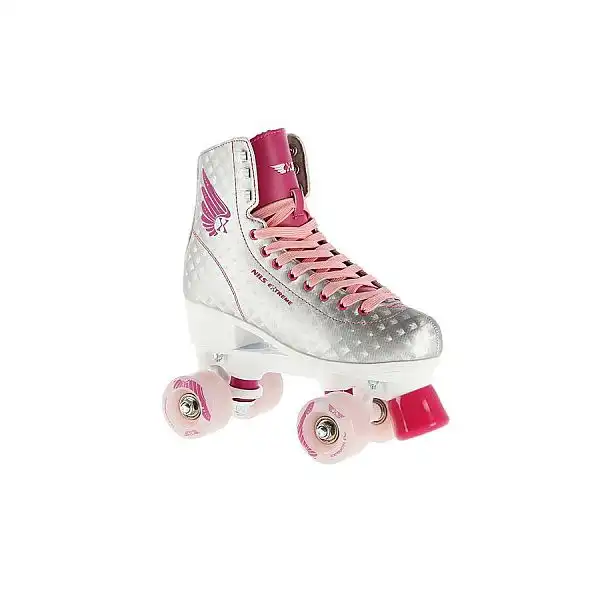 Ролики Nils Extreme NQ14198 разм. 40 серебряно-розовые