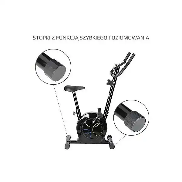 Велотренажер магнітний One Fitness RM8740 чорний