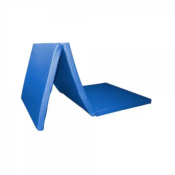 Folding Gymnastics Mat inSPORTline Pliago 195x90x5 Colour Blue