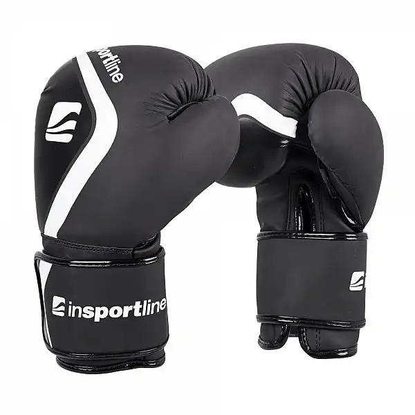 Настінна електронна ударна мішень inSPORTline Smartpunch + боксерські рукавички inSPORTline Shormag Колір чорний, розмір 16oz