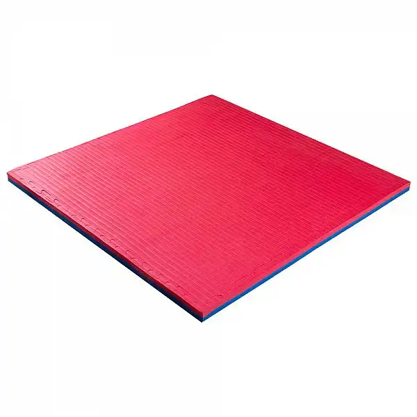 Килимок-пазл татамі inSPORTline Malmeida 100 x 100 x 4 см Колір Червоно-Синій