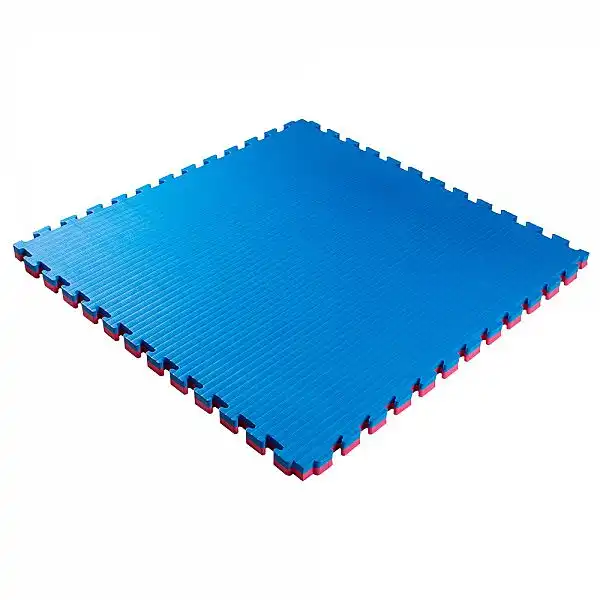 Килимок-пазл татамі inSPORTline Malmeida 100 x 100 x 4 см Колір Червоно-Синій