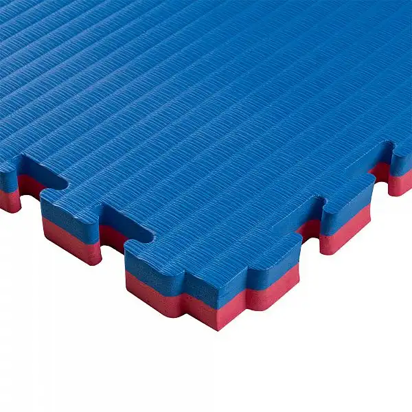 Килимок-пазл татамі inSPORTline Malmeida 100 x 100 x 4 см Колір Червоно-Синій