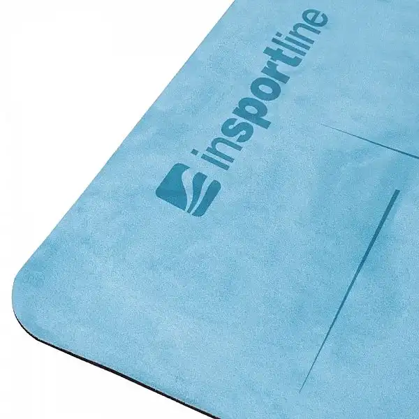 Килимок для йоги inSPORTline Padvana 183 x 61 x 0,4 см. Колір Блакитний