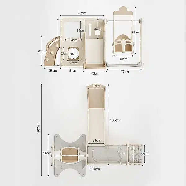Критий майданчик inSPORTline Nikino Color Coffee