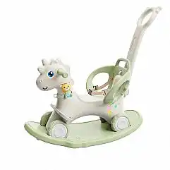 Коник-гойдалка 4-в-1 і велосипед для балансування inSPORTline Unicorino Колір яс..