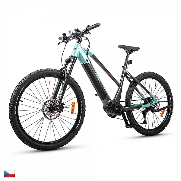 Жіночий гірський електровелосипед inSPORTline ISL Asuki 630 Wh 27.5” – 2025 Колір: Морська троянда, Розмір рами: 18"" (165-175 см)