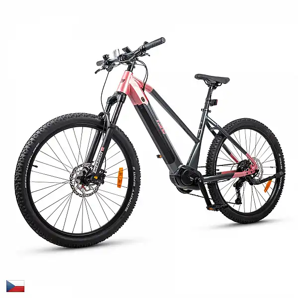 Женский горный электровелосипед inSPORTline ISL Asuki 630 Wh 27,5 дюймов – 2025 г. Цвет: аквамарин, размер рамы 18 дюймов (165–175 см)