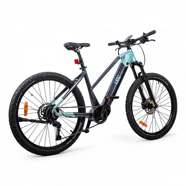 Женский горный электровелосипед inSPORTline ISL Asuki 630 Wh 27,5 дюймов – 2025 г. Цвет: аквамарин, размер рамы 18 дюймов (165–175 см)