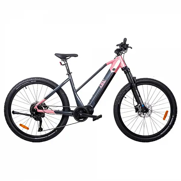 Женский горный электровелосипед inSPORTline ISL Asuki 630 Wh 27,5 дюймов – 2025 г. Цвет: аквамарин, размер рамы 18 дюймов (165–175 см)