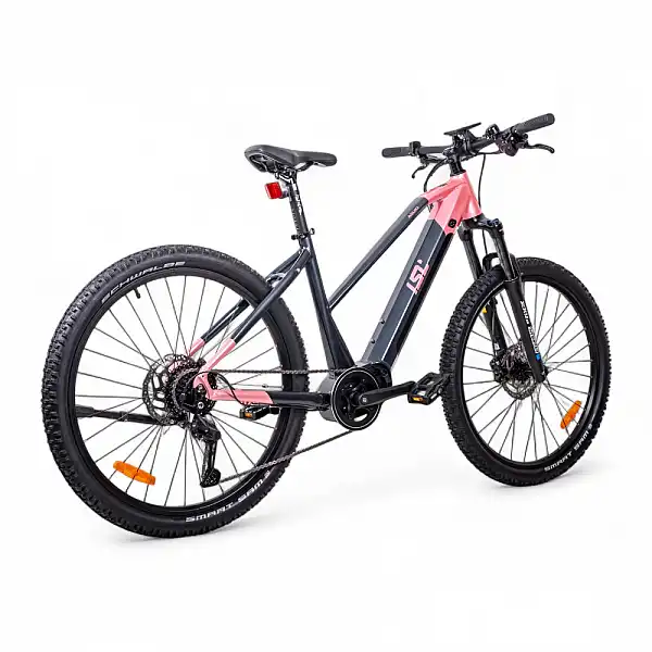 Женский горный электровелосипед inSPORTline ISL Asuki 630 Wh 27,5 дюймов – 2025 г. Цвет: аквамарин, размер рамы 18 дюймов (165–175 см)