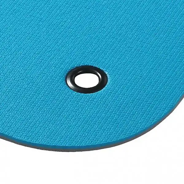 Мат для фітнесу Friedola з люверсами синій-сірий 24905