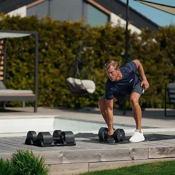 Гантелі набірні NUO Nuobell All Black 2-32 кг пара