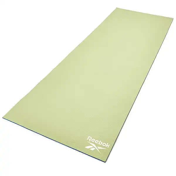 Мат для йоги двухсторонний Reebok RAYG-11060BLGN голубой-зеленый