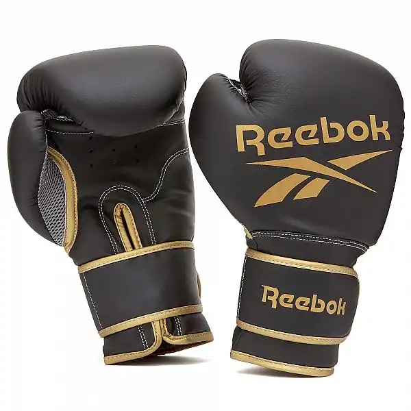Боксерські рукавички Reebok RSCB-12010GB-16 16 унцій чорний-жовтий