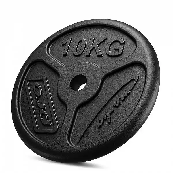 Набір олімпійських чавунних дисків Marbo Sport 2 x 10кг + 2 x 5кг