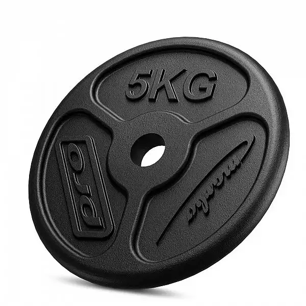 Набір олімпійських чавунних дисків Marbo Sport 2 x 10кг + 2 x 5кг
