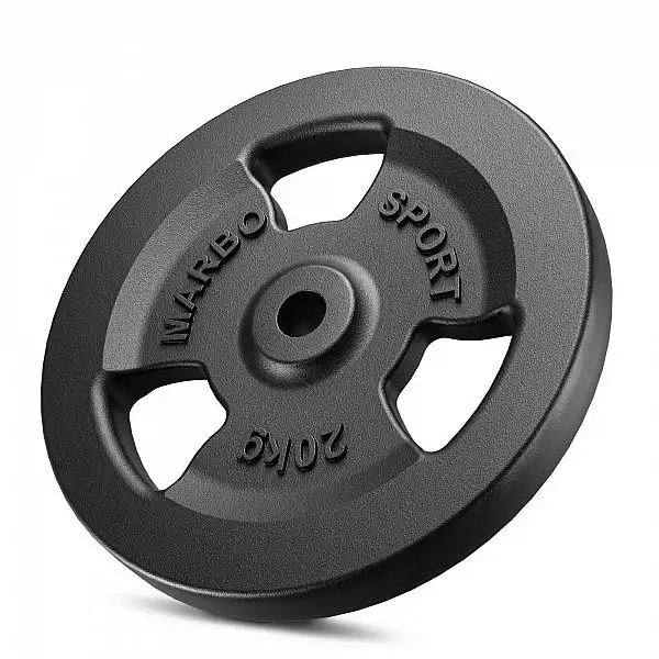 Набір дисків прогумованих Marbo Sport 60 кг / 2 x 20кг + 2 x 10кг