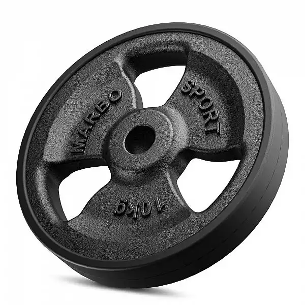 Набір дисків прогумованих Marbo Sport 30 кг / 2 x 10кг + 2 x 5кг