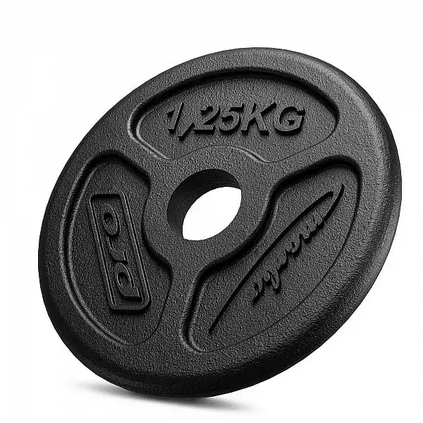Набір чавунних олімпійських дисків Marbo Sport 30 кг / 4 x 1.25кг, 6 x 2.5кг, 2 x 5кг