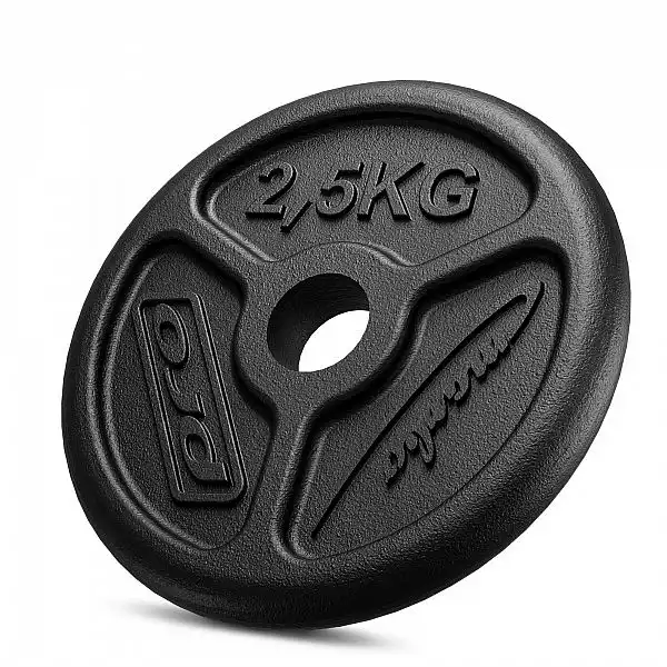 Набір чавунних олімпійських дисків Marbo Sport 30 кг / 4 x 1.25кг, 6 x 2.5кг, 2 x 5кг