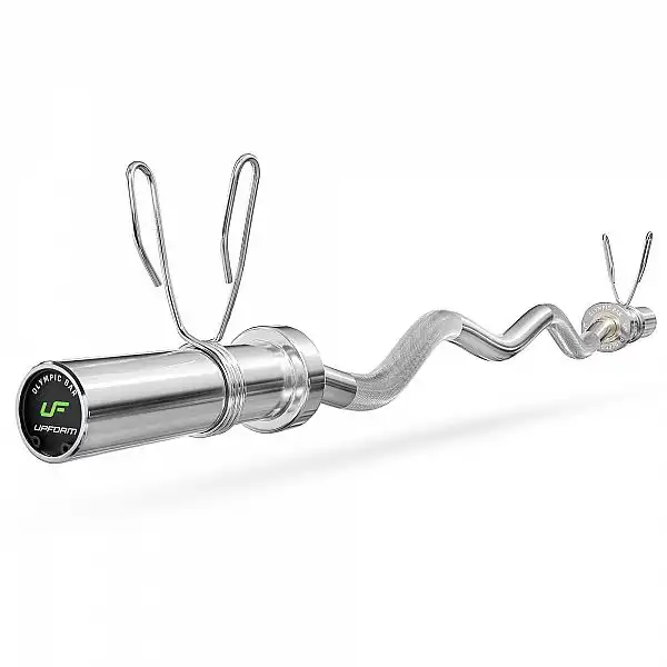 Силовий олімпійський набір Marbo Sport 65 кг  | гриф 180 см + легко зігнутий гриф 120 см + 2 коротких грифів 50 см + диски 4x5 кг, 2x2,5 кг, 4x1,25 кг