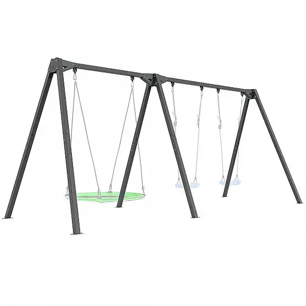 Тримісна гойдалка на підшипниках (каркас) Marbo Sport PREMIUM MO-014