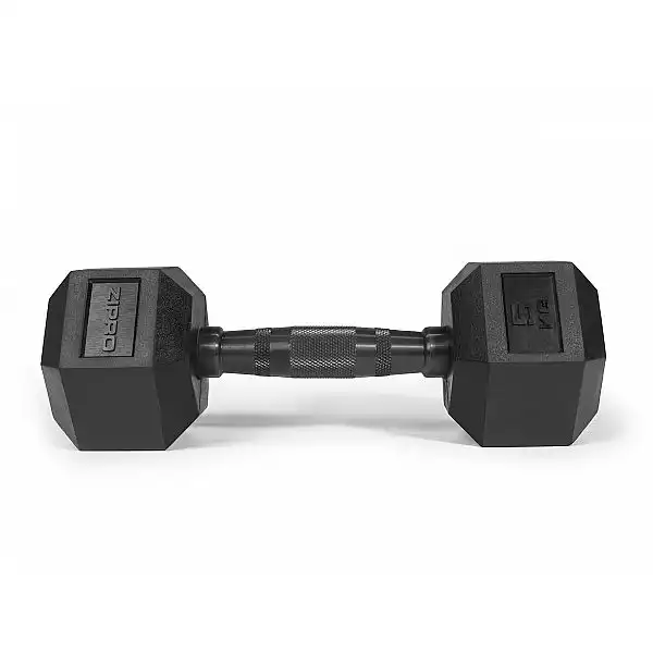 Гантель прогумована Zipro HEX 1 х 5 кг