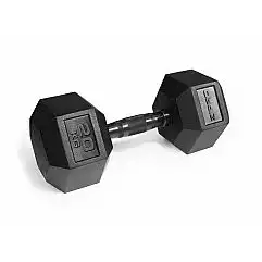 Гантель прорезиненная Zipro HEX 1 х 20 кг