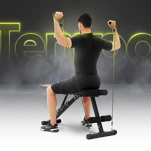 Скамья универсальная Zipro Tempo с эспандерами