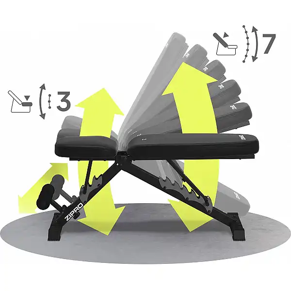 Регульована тренувальна лава Zipro Jacked