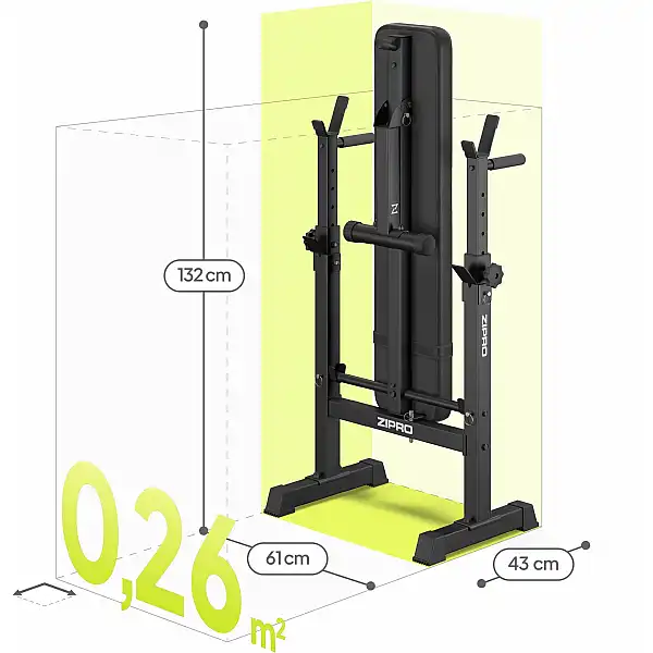 Лава для жиму штанги Zipro Core (складна)