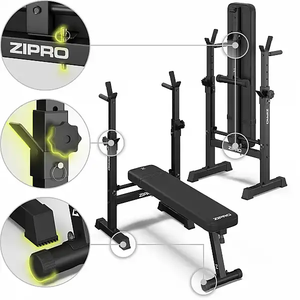 Лава для жиму штанги Zipro Core (складна)