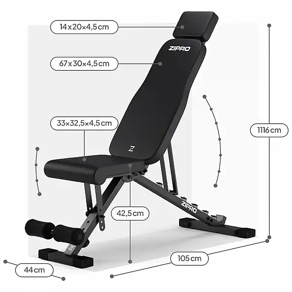 Сложная тренировочная скамья Zipro Grind