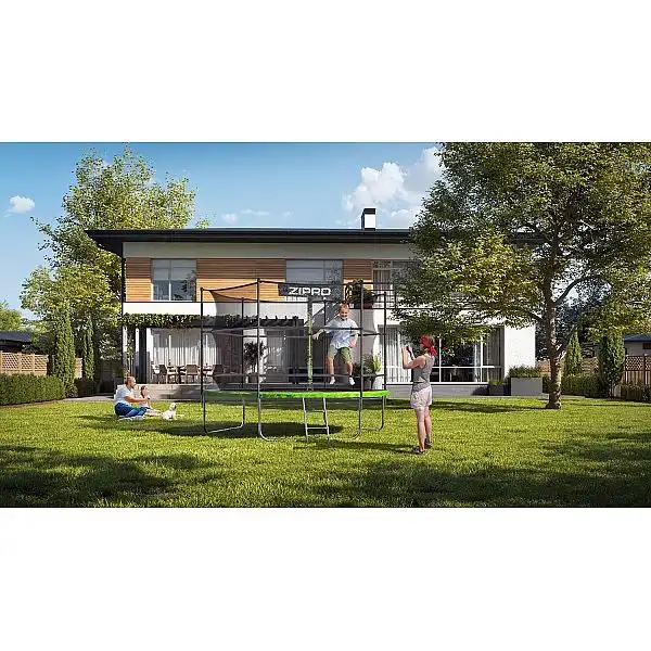Батут Zipro Jump Pro с внутренней сеткой 12FT 374 см