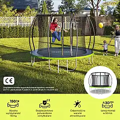 Батут Zipro Jump Pro Premium з внутрішньою сіткою 10FT 312см