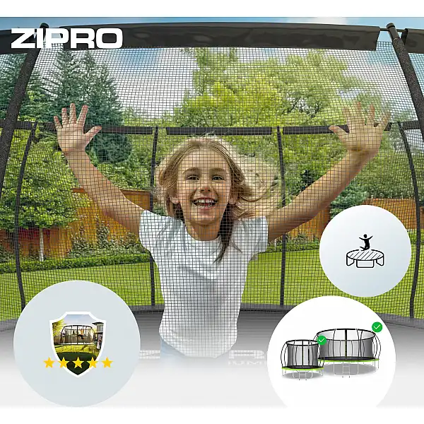 Батут Zipro Jump Pro Premium з внутрішньою сіткою 10FT 312см