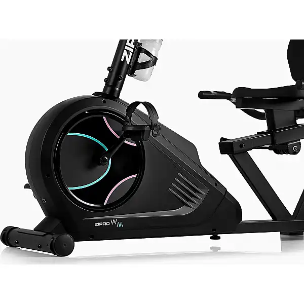 Электромагнитный горизонтальный велотренажер Zipro Glow WM iConsole+