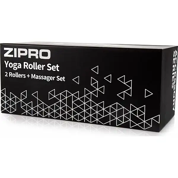 Массажный набор роликов Zipro Yoga Set, черный 3 шт
